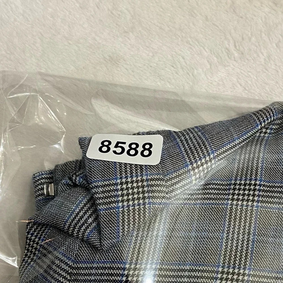 Tibi Cooper Prince Of Wales Checked Wool And Silk-blend Track Pants 28588 - Picture 15 of 15